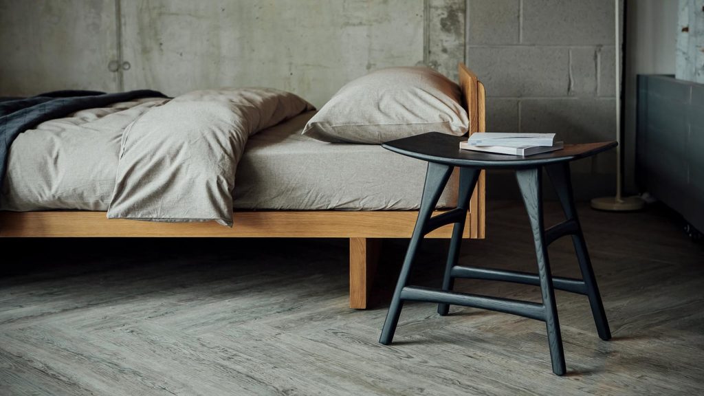 Our Hand-made solid Oak Kyoto Bed Japanese in style