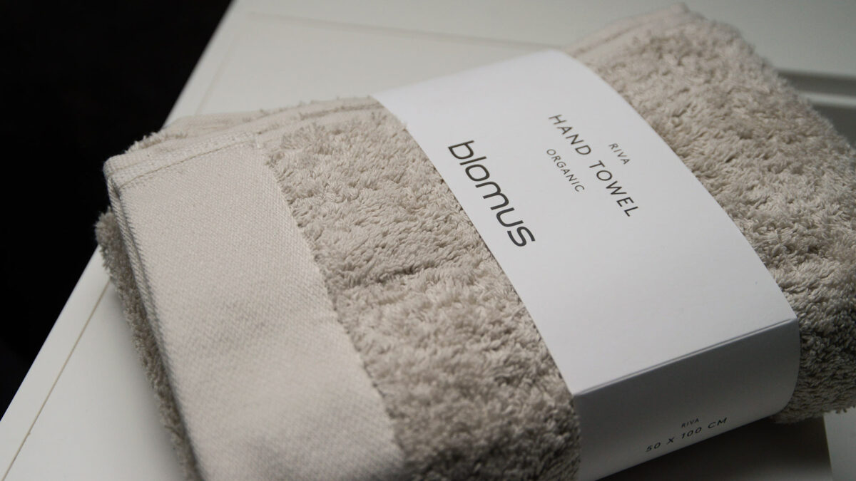 pale clay organic towel