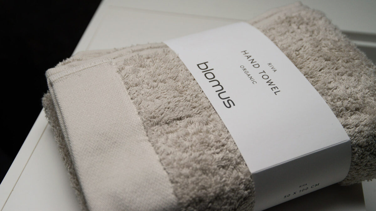 GOTS Certified 100% organic cotton hand towel