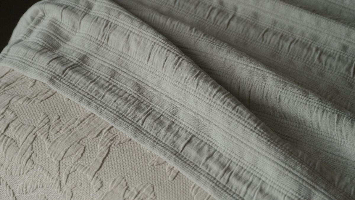 Textured Stripe Pure Cotton Bedspreads - Image 5