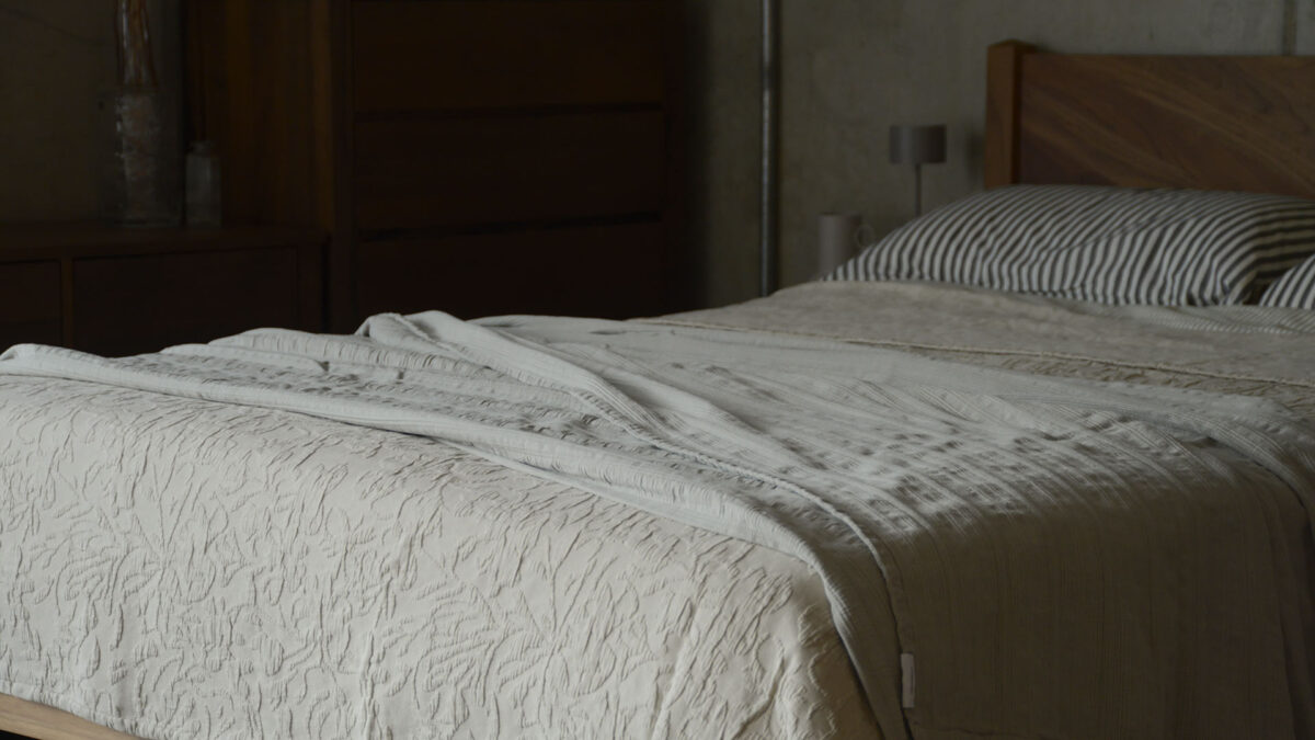 Textured Stripe Pure Cotton Bedspreads - Image 10
