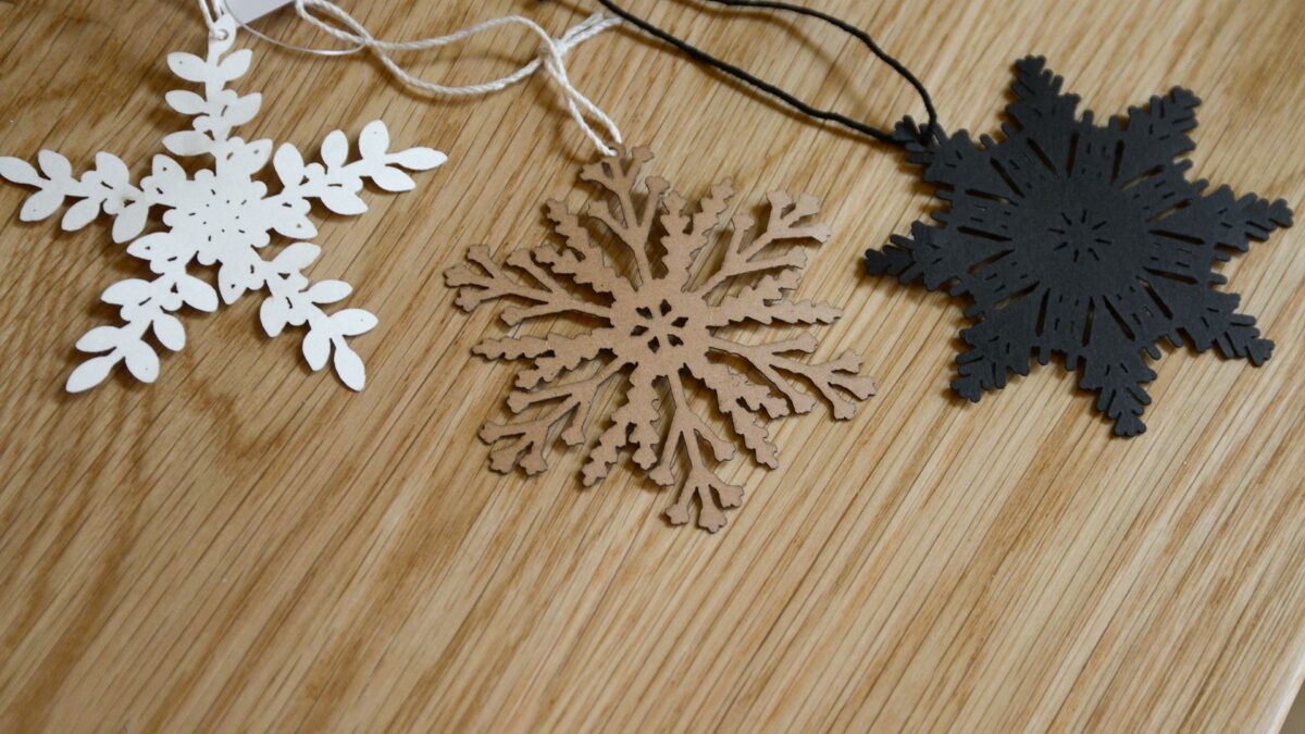 paper snowflake decorations