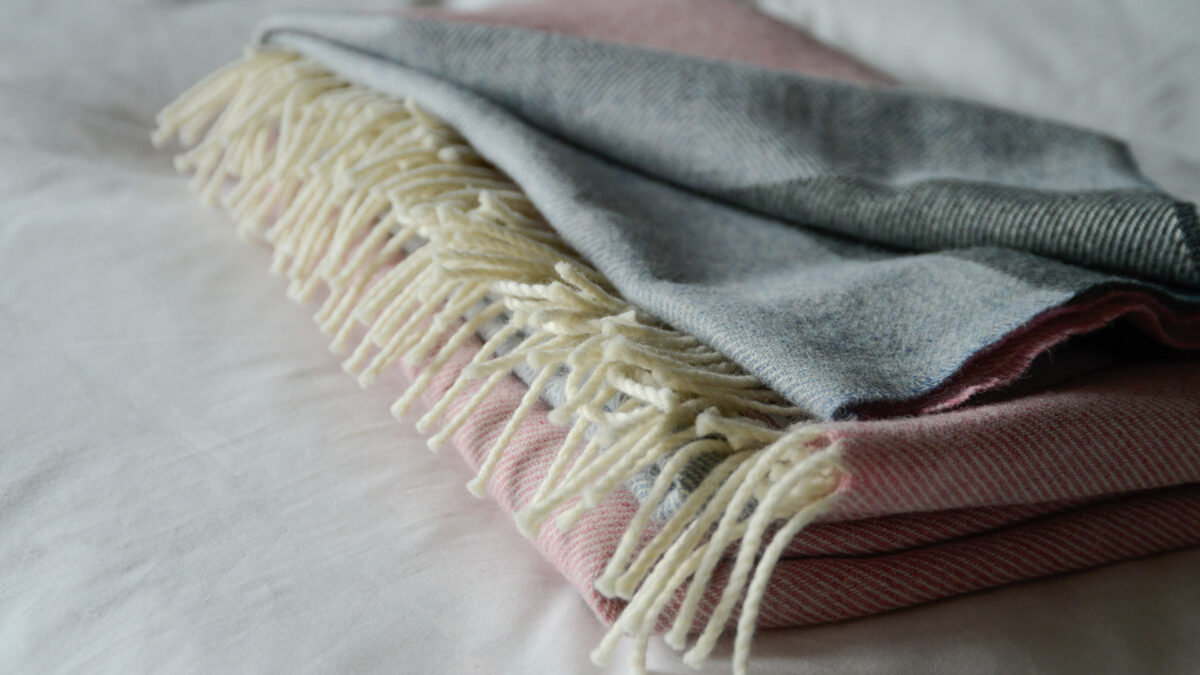 modern merino throw