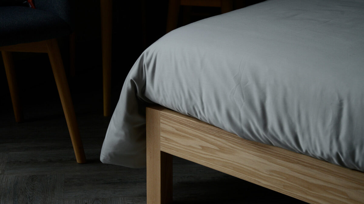 platinum grey pure cotton bedding 600tc