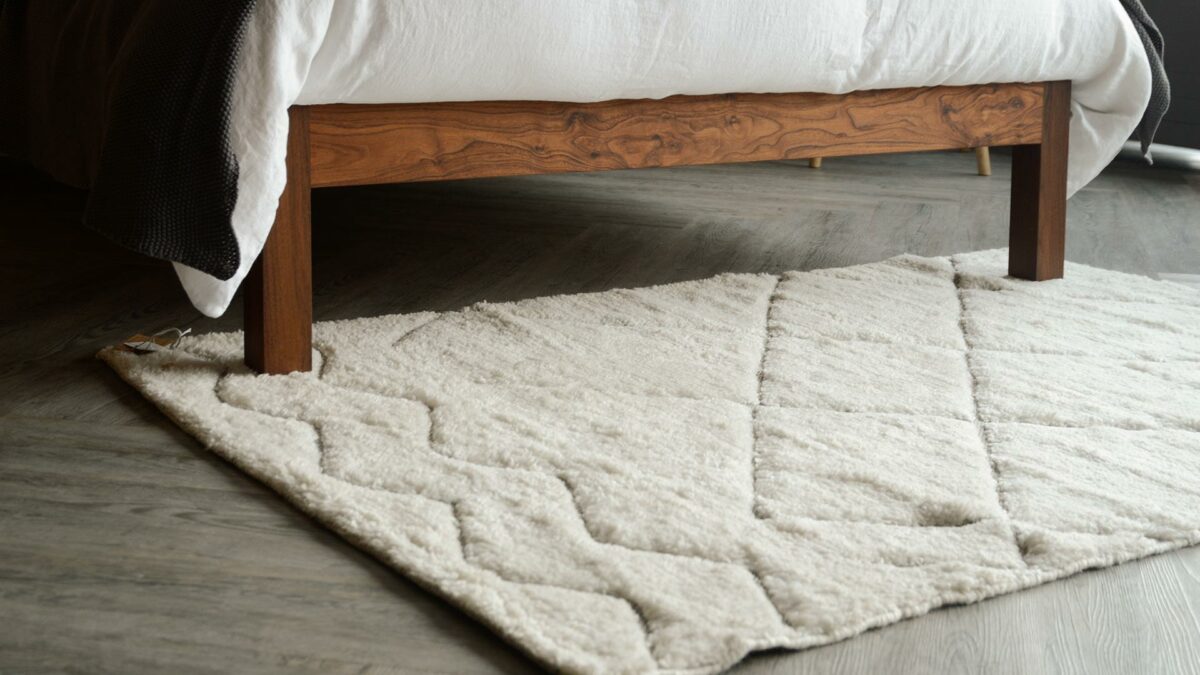 plush berber look rug