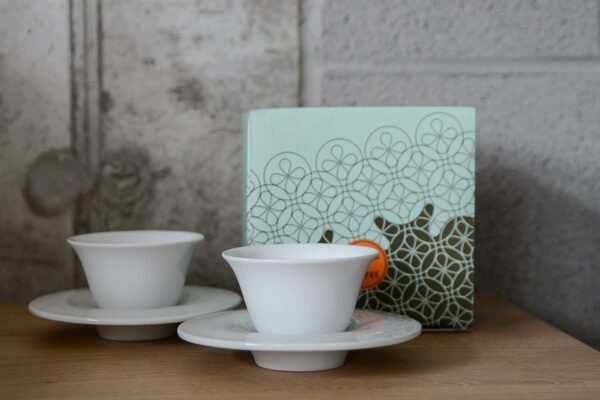 modern espresso cups and saucers gift boxed set