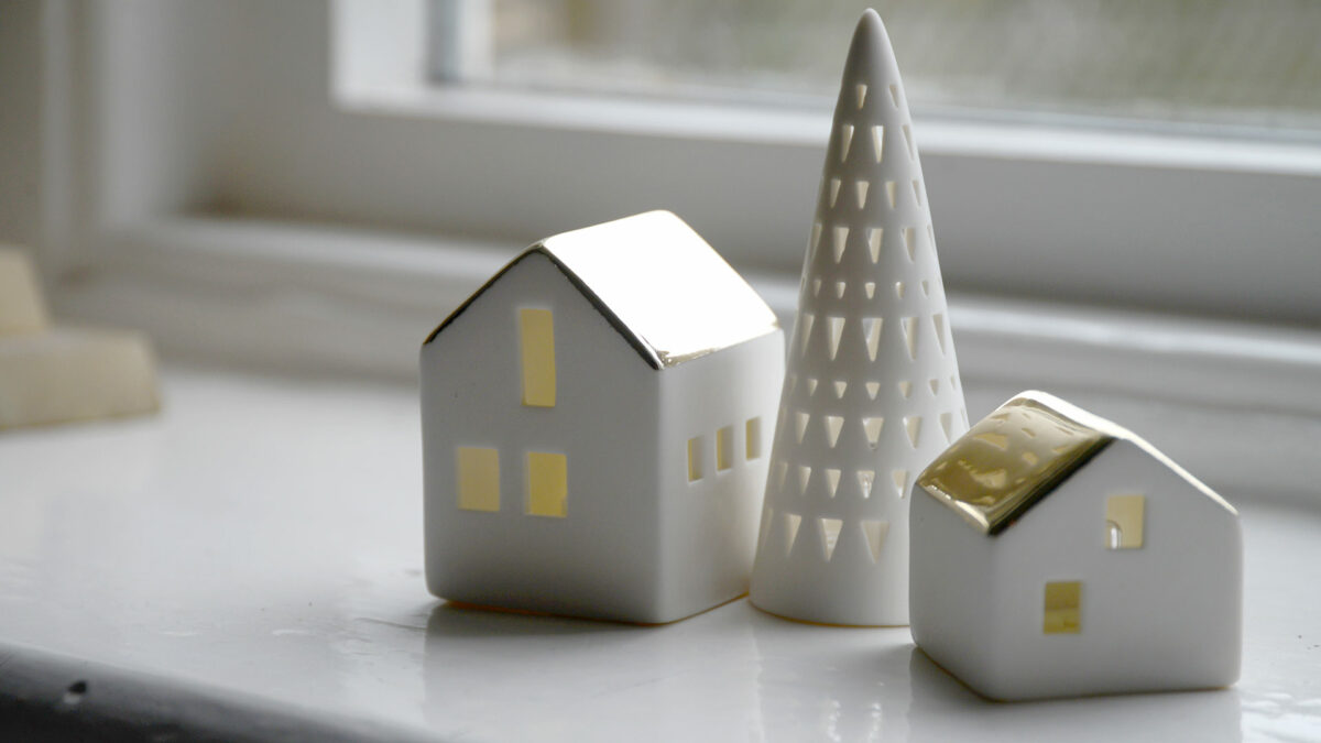 modern porcelain christmas decorations