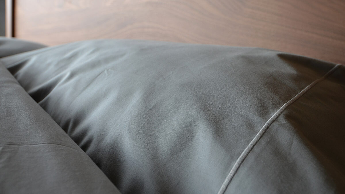 storm grey pure cotton bedding