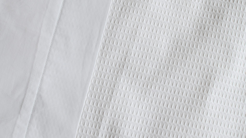 waffle cotton bedding