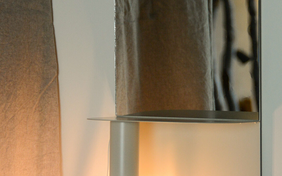 metal bedside shelf portrait