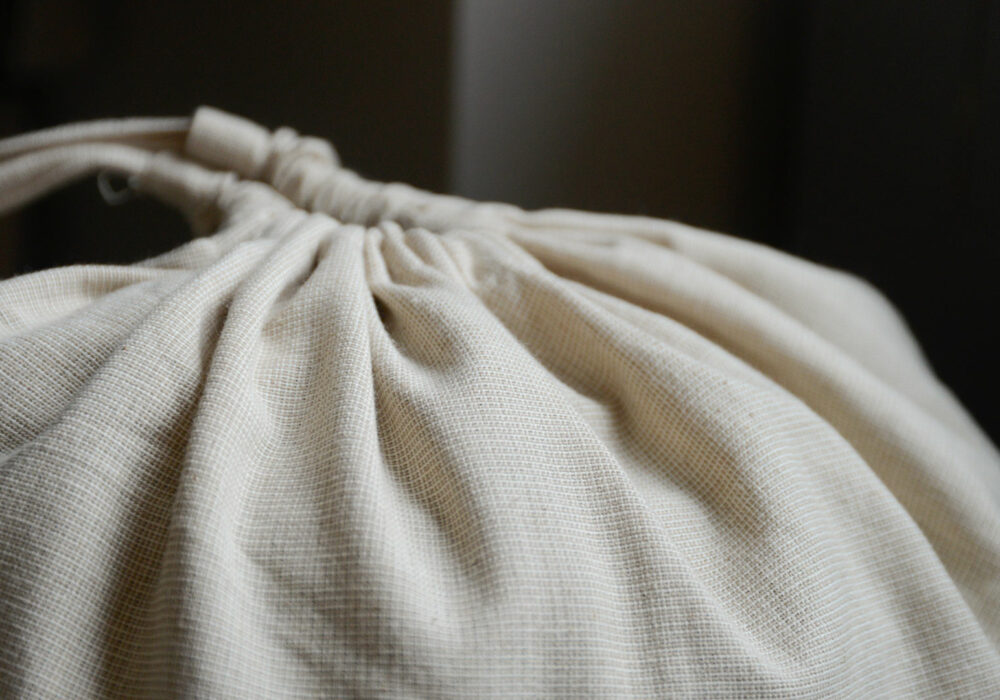 Fabric Laundry Bag Bed & Bath Natural Bed Company