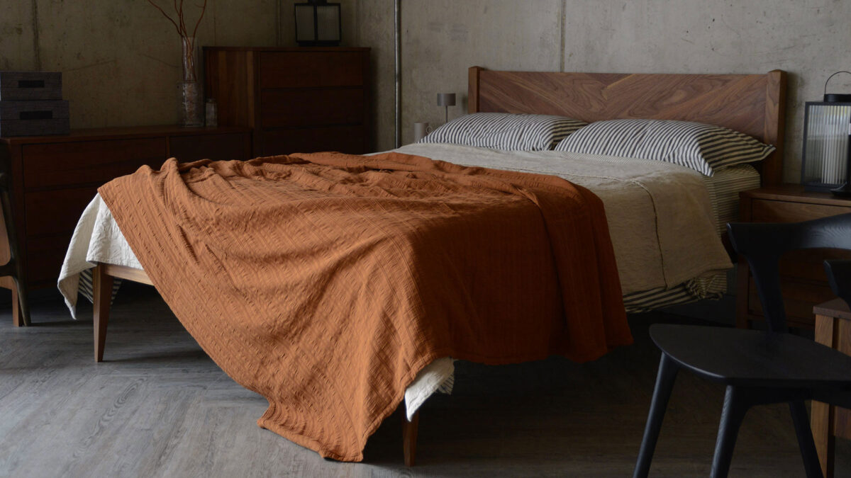 Textured Stripe Pure Cotton Bedspreads - Image 8