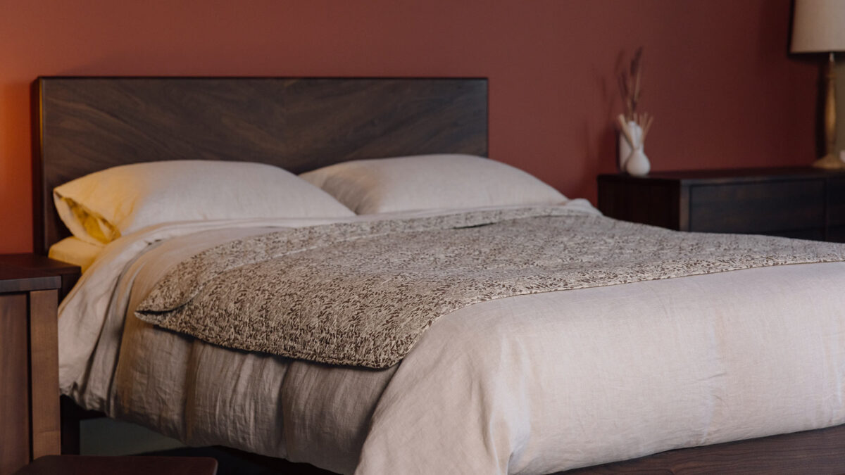 Retro Quilted Throws - Plum & Chocolate - Image 4