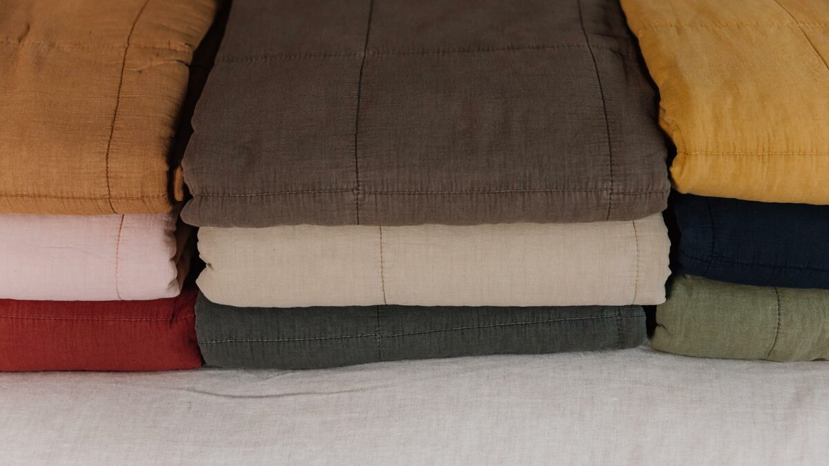 quilted blankets colour range 1