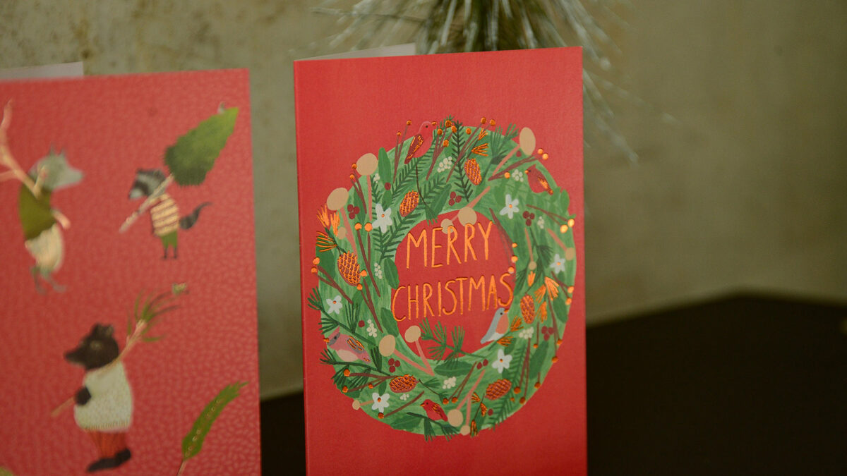 foil detail christmas cards