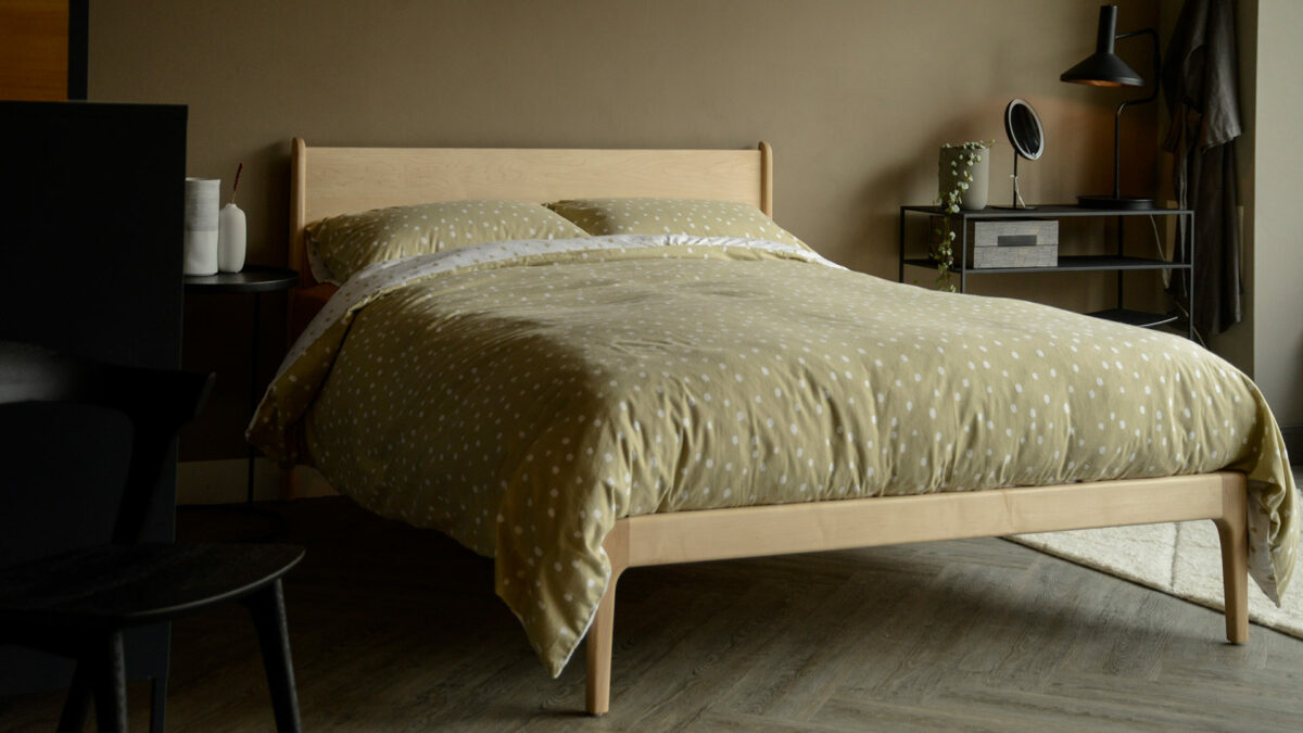 reversible brushed cotton duvet set
