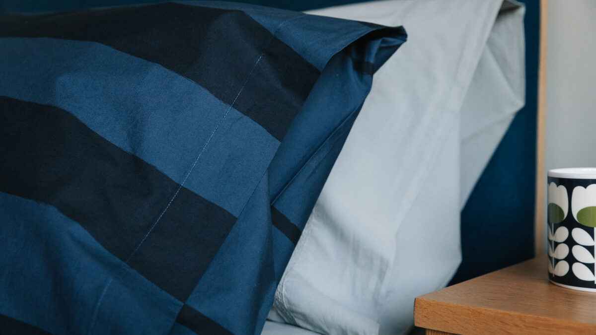 reversible duvet set - navy