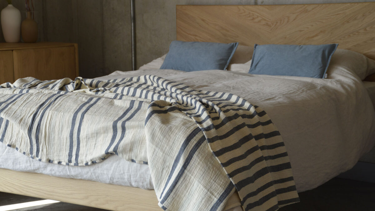Relaxed Stripe Cotton Bedspreads - Image 7
