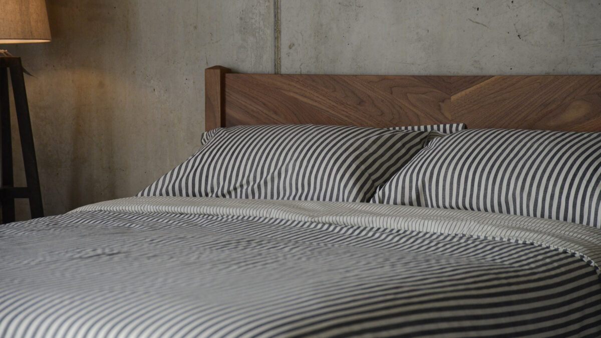 Striped Cotton Bedding - 4 Colours - Image 11