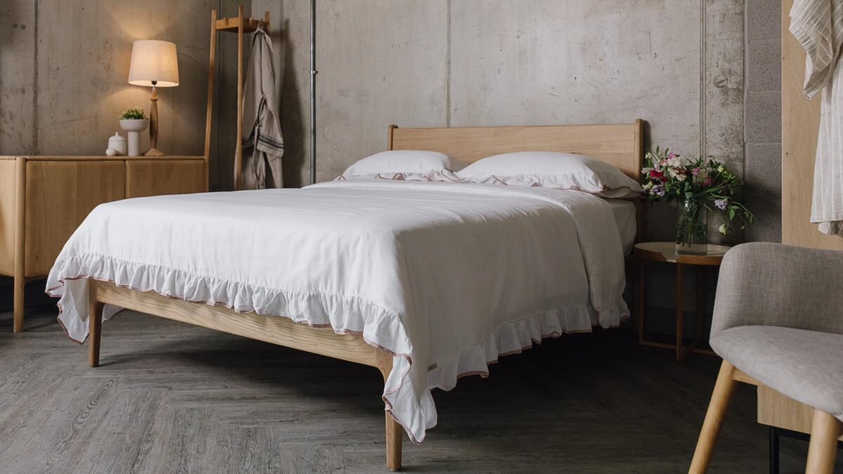 Ruffle Edge Bedding - Olive or Blush - Image 3