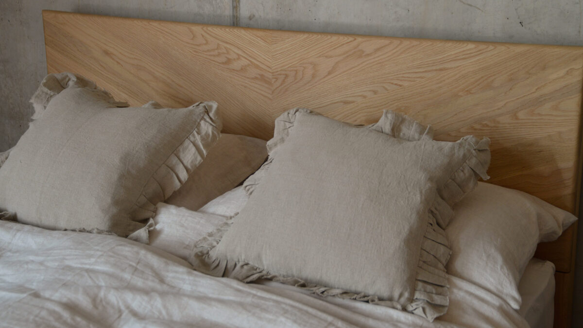 Linen Ruffle Cushions - Image 6