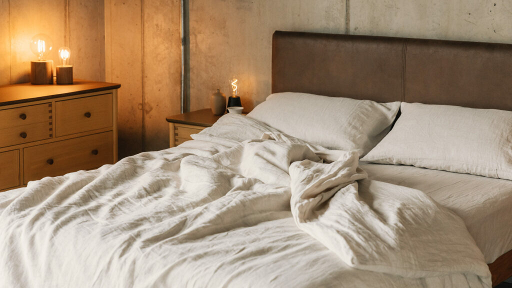 NEW Vegan Faux Leather Bed Natural Bed Company