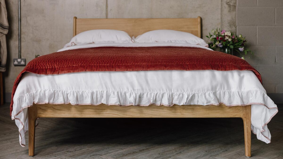 Ruffle Edge Bedding - Olive or Blush - Image 6