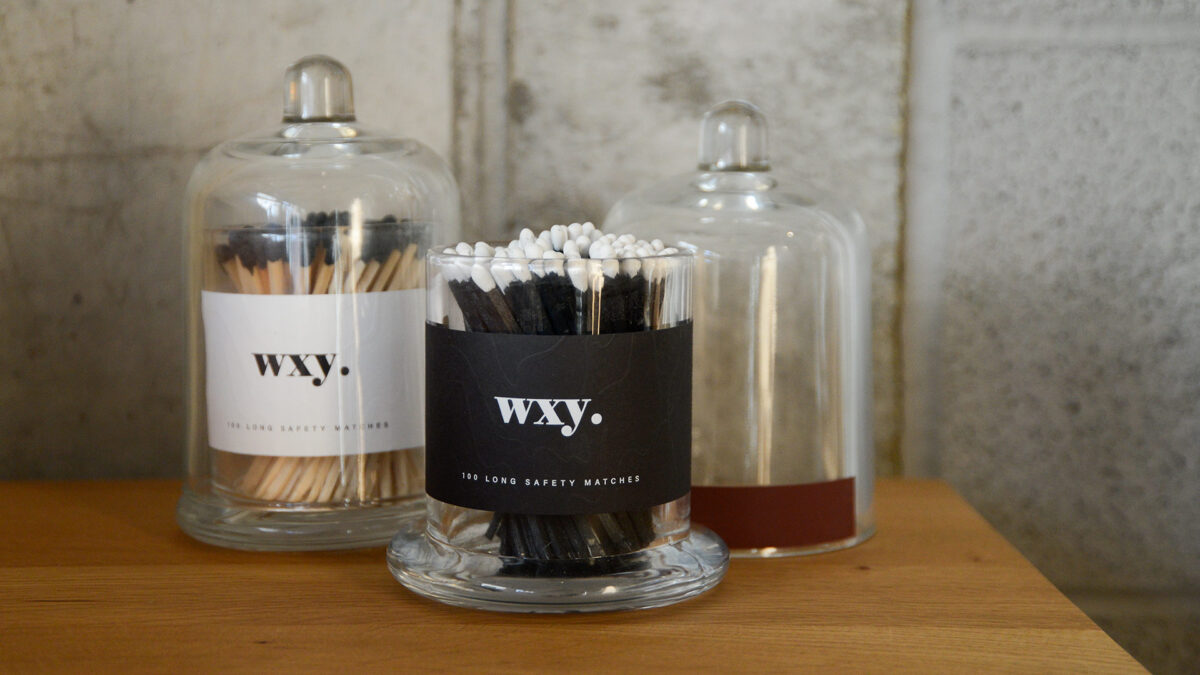 Coloured Matches in Glass Cloches - 2 colours