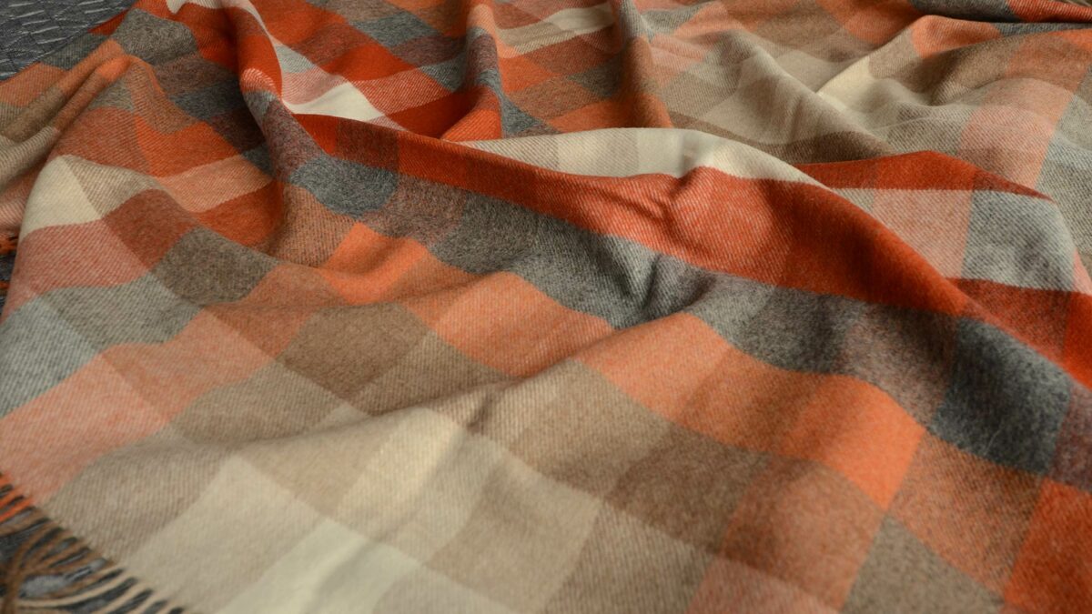 saffron-throws-checkered