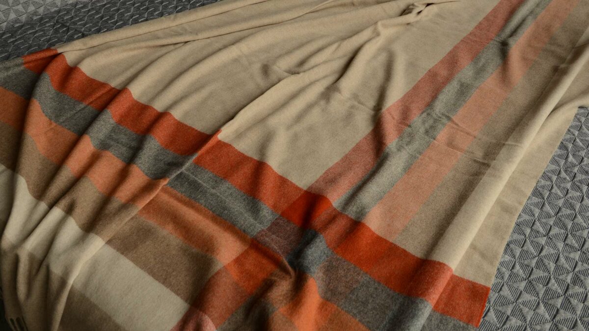 saffron-throws-striped-pattern