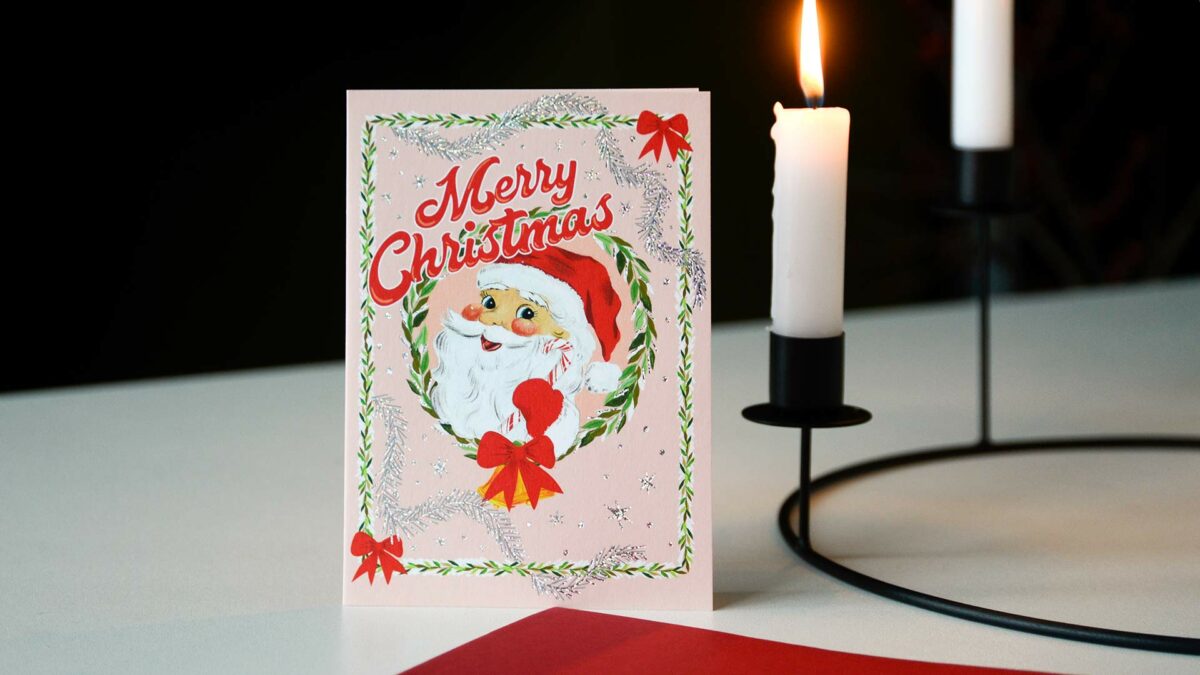 santa christmas card