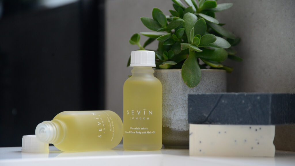 scented body and hair oil