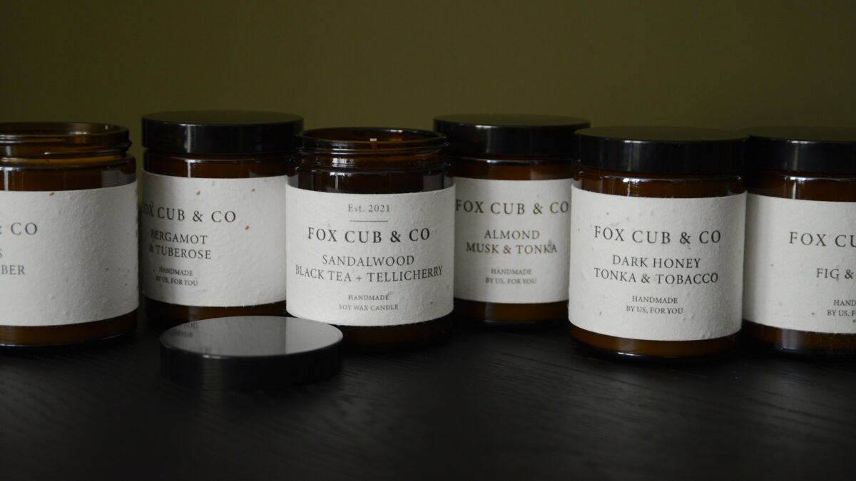 scented candles collection