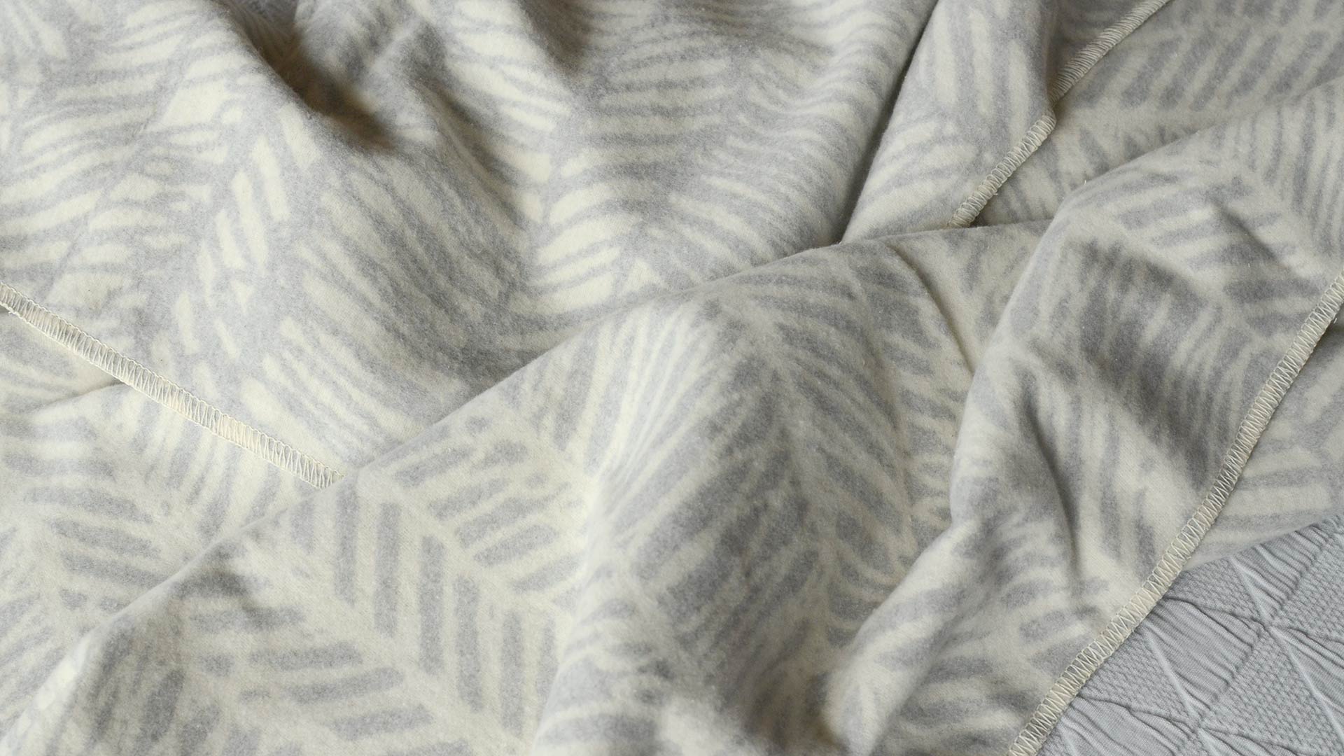 Cosy Blankets | Scribbled Stripe Design | Natural Bed Company