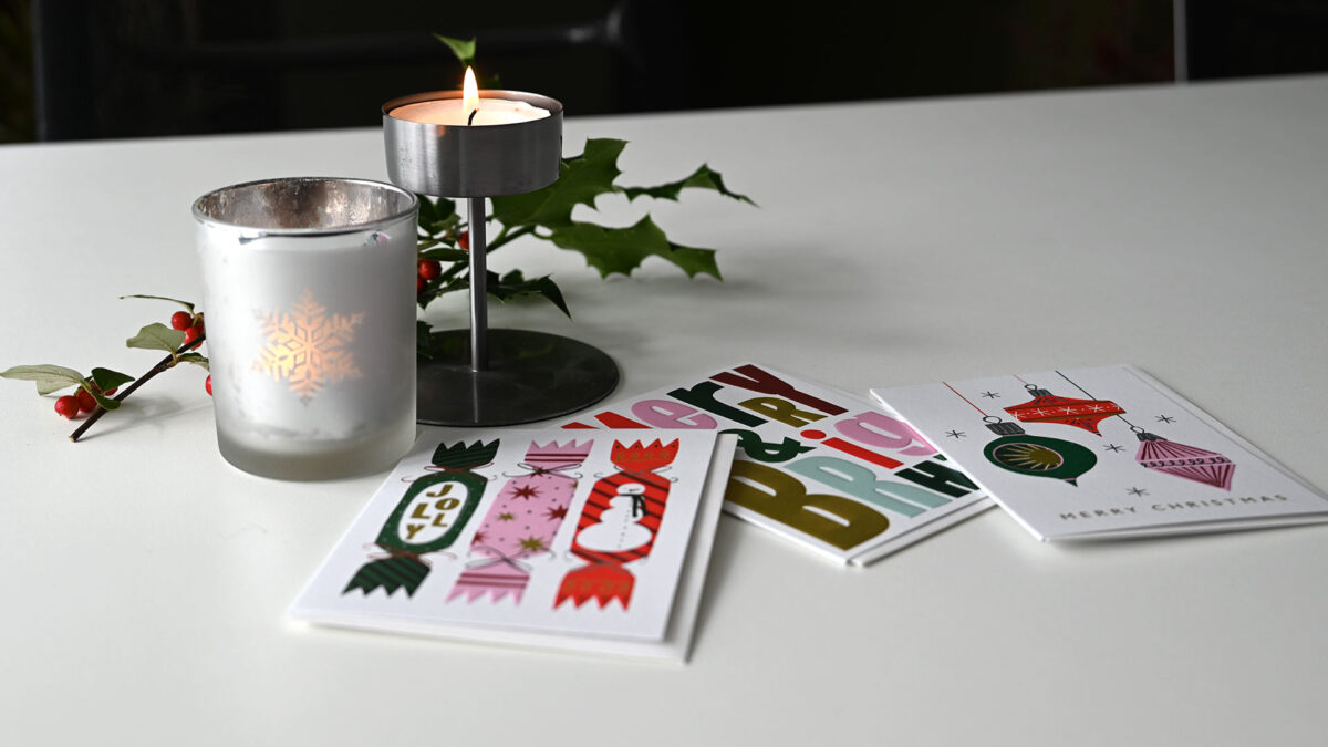 Luxury Mid-Century Look Christmas Cards - Image 5