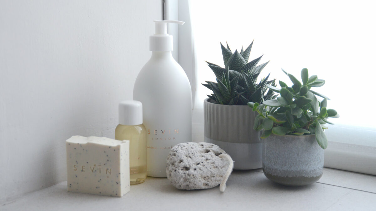 Sevin luxury natural Paraben-free bathroom toiletries