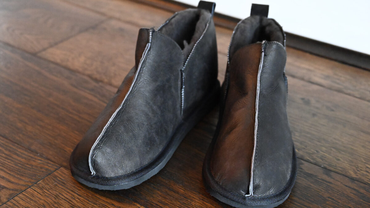 Anton Fleecy Sheepskin Slippers