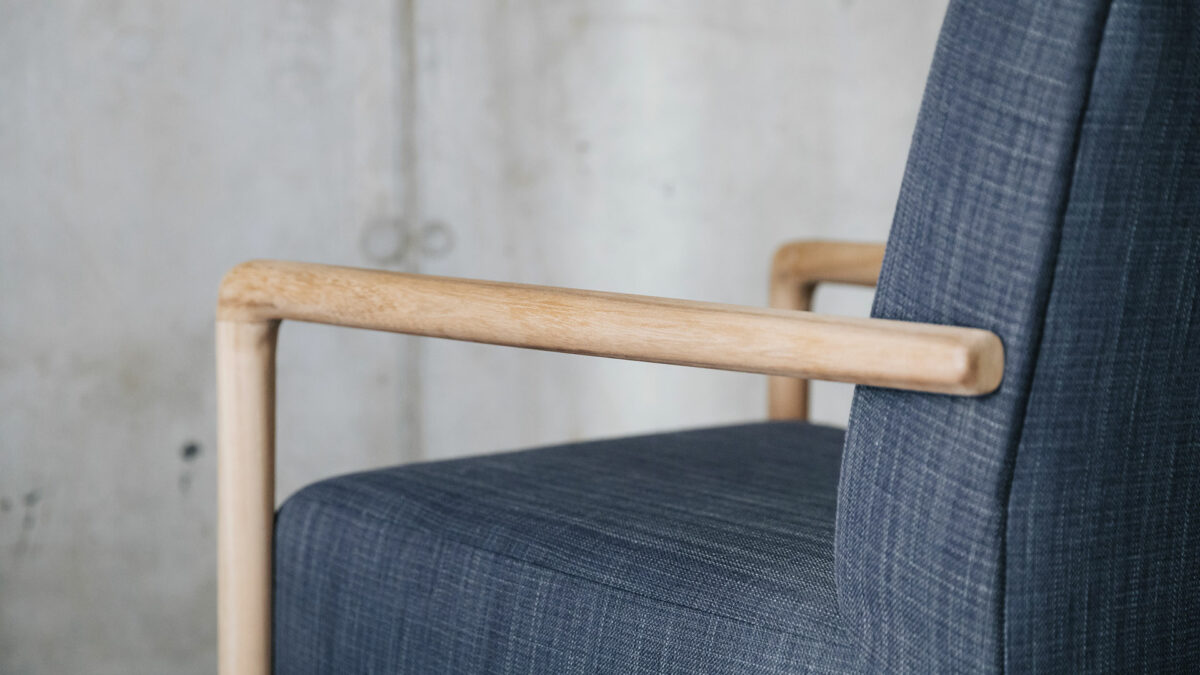 shoreditch armchair arm detail