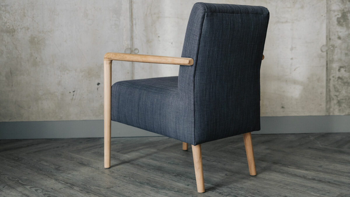 shoreditch armchair from back