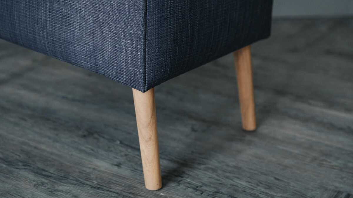 shoreditch chair back leg detail