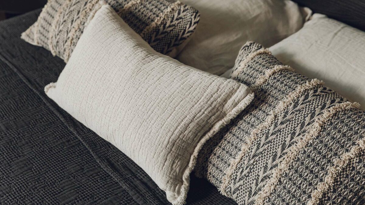 sima and boho cushions