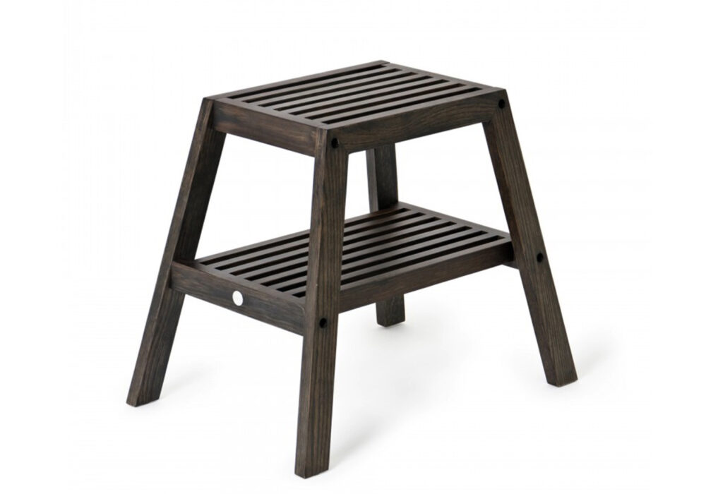 Solid Oak Step Stool Natural or Dark Oak Natural Bed Company