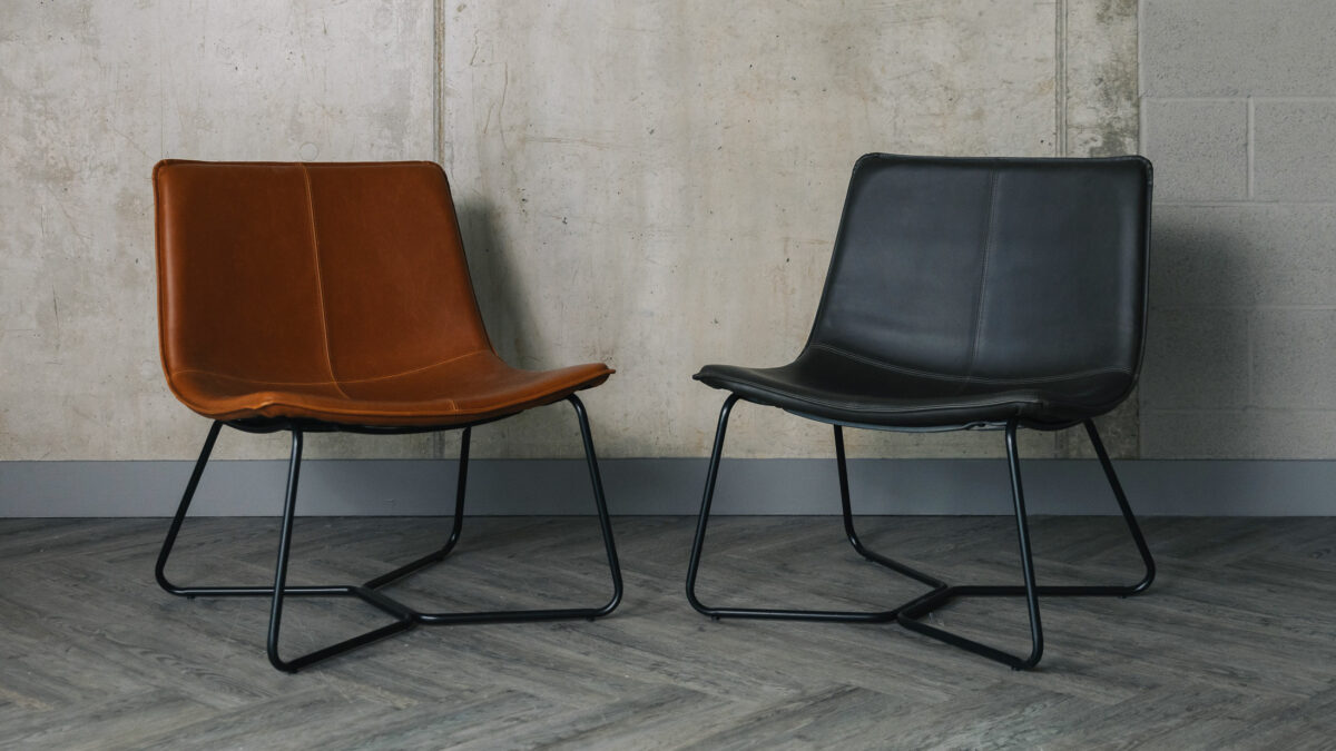 sled base lounge chairs