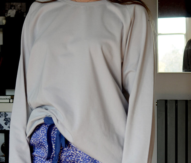 sleep shorts2 with grey lounge top portrait