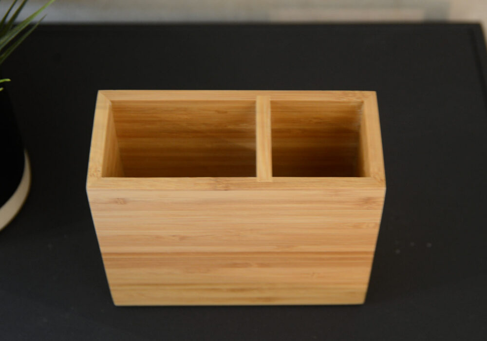 Storage Jar in Bamboo Bathroom Storage Natural Bed Company