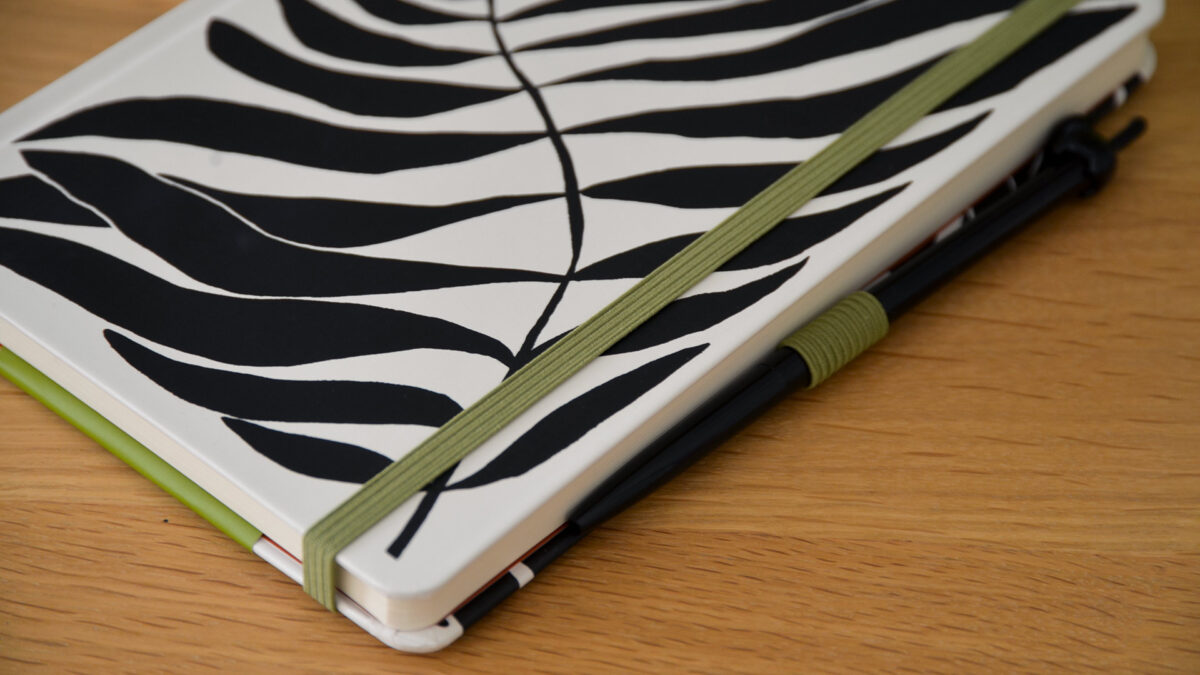 Hardback Leaf Print Notebooks - Image 4