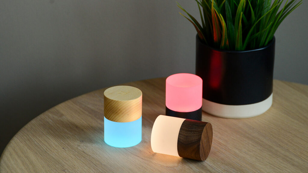 small & colourful rechargeable room lights