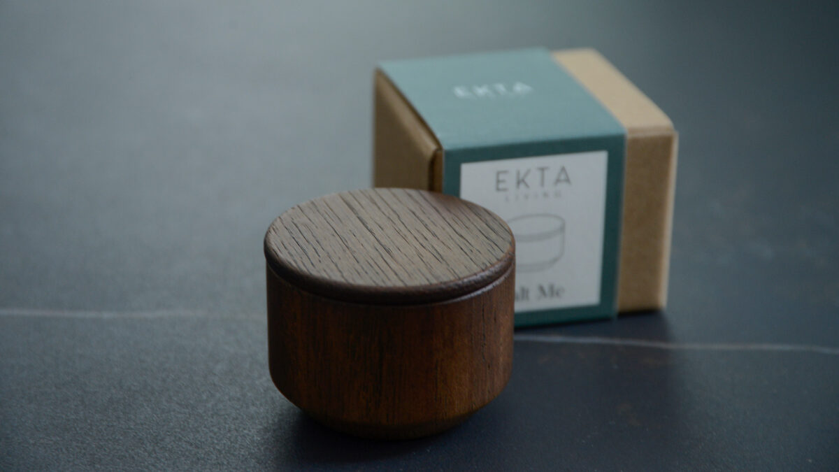 small salt pot smoked finish