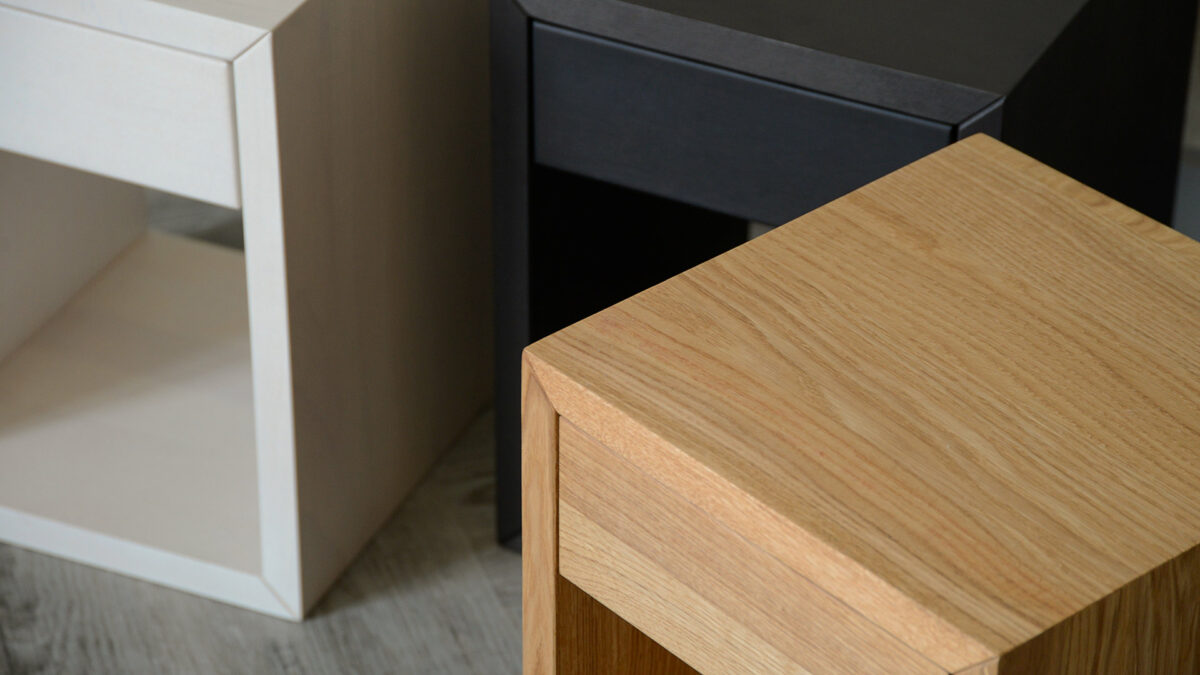 small wall mounted cube tables 3 colours