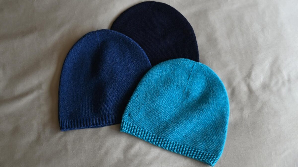 Luxury Cashmere Beanie Hats - 3 Colours